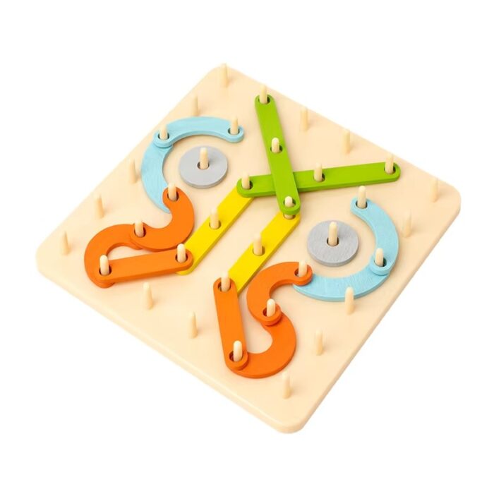 Brain Teaser Graphical Wooden Puzzle - Image 3