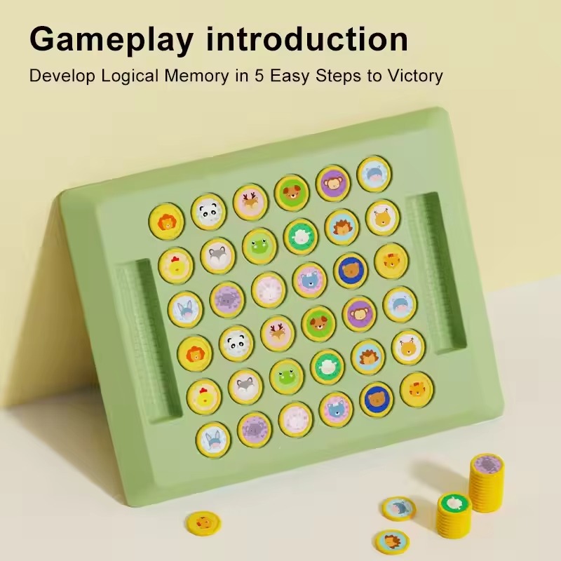 Animal Matching Memory Game